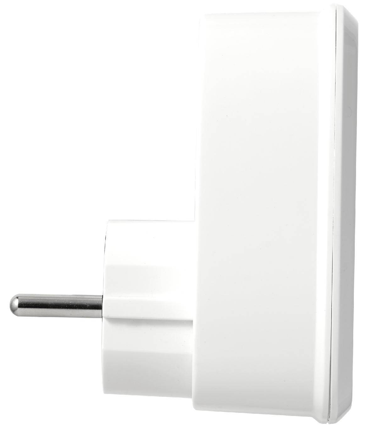 McPower Zwischenstecker, Schutzkontakt, 1x USB-A, 1x USB-C, Power Delivery 20 W, IP20, 3680 W, 16 A