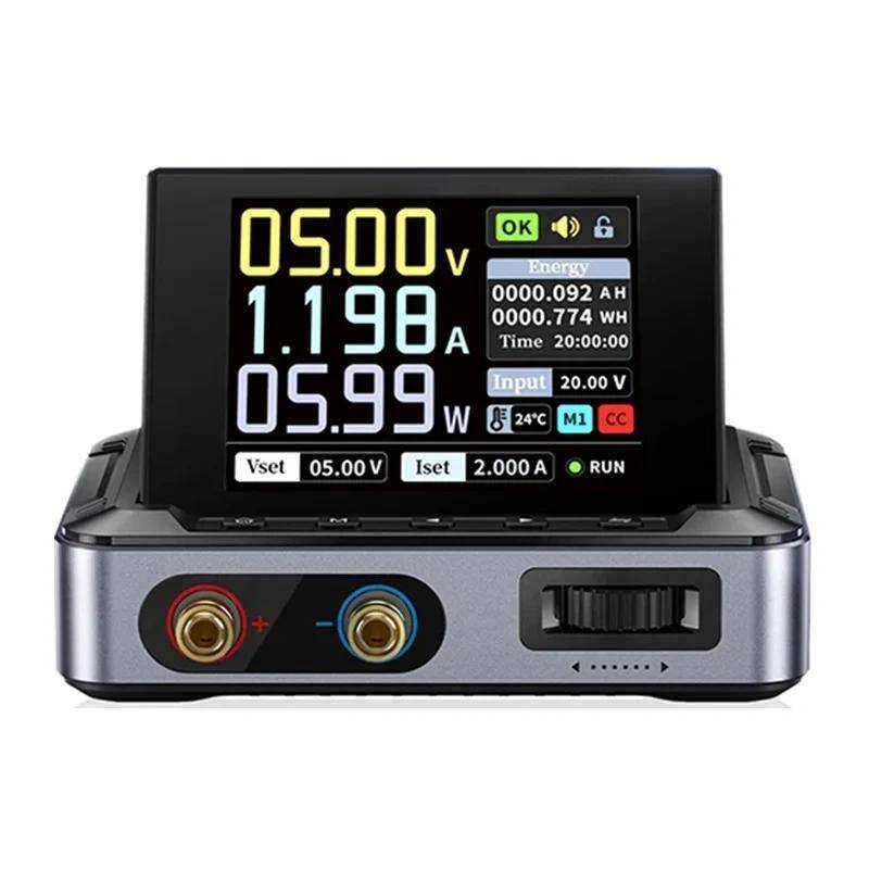 FNIRSI DPS150 Programmierbares Mini-Labornetzteil, USB-C, 0-30V, 0-5A, inkl. 100W Netzteil und Kabel