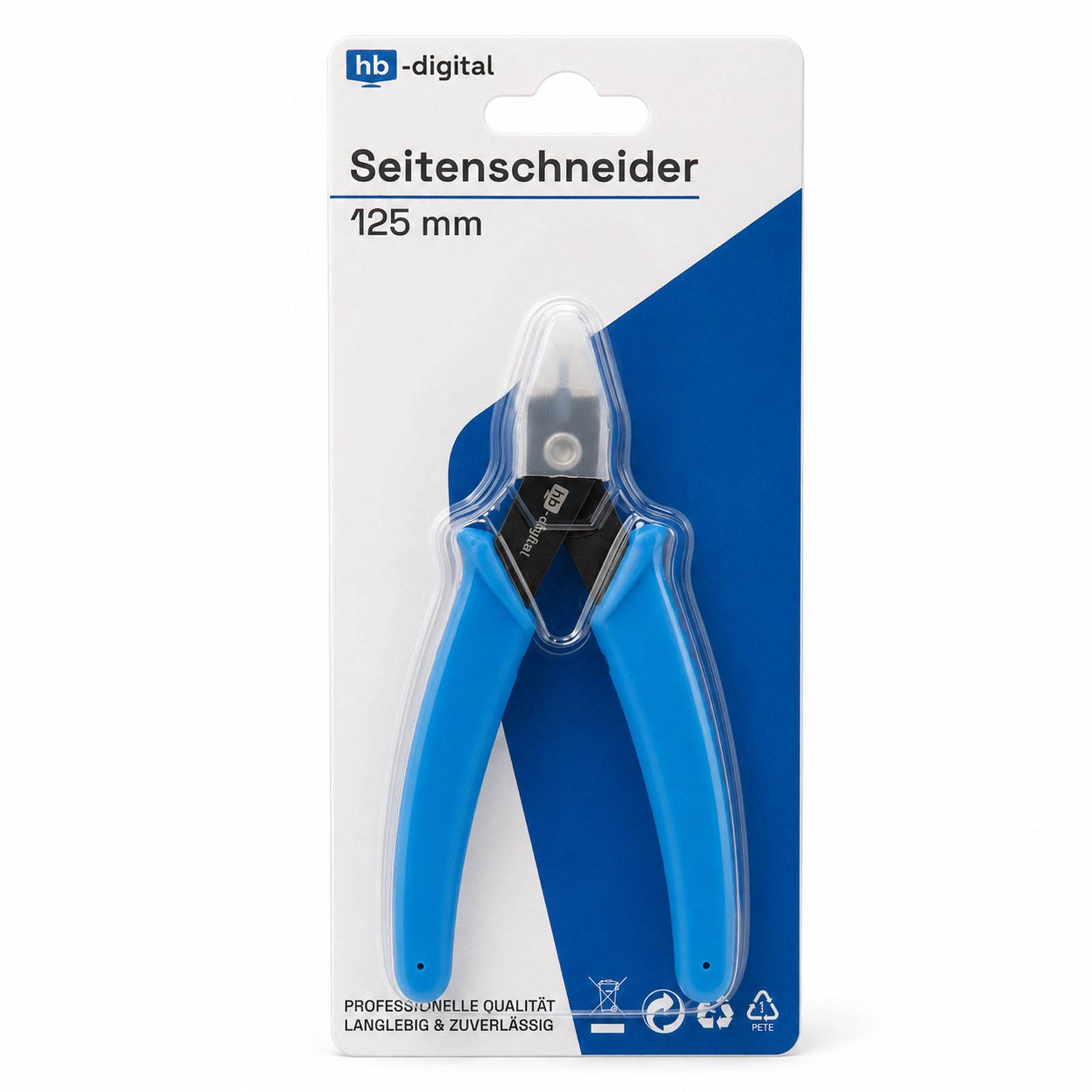 hb-digital Seitenschneider 125mm Praezisionszange blau