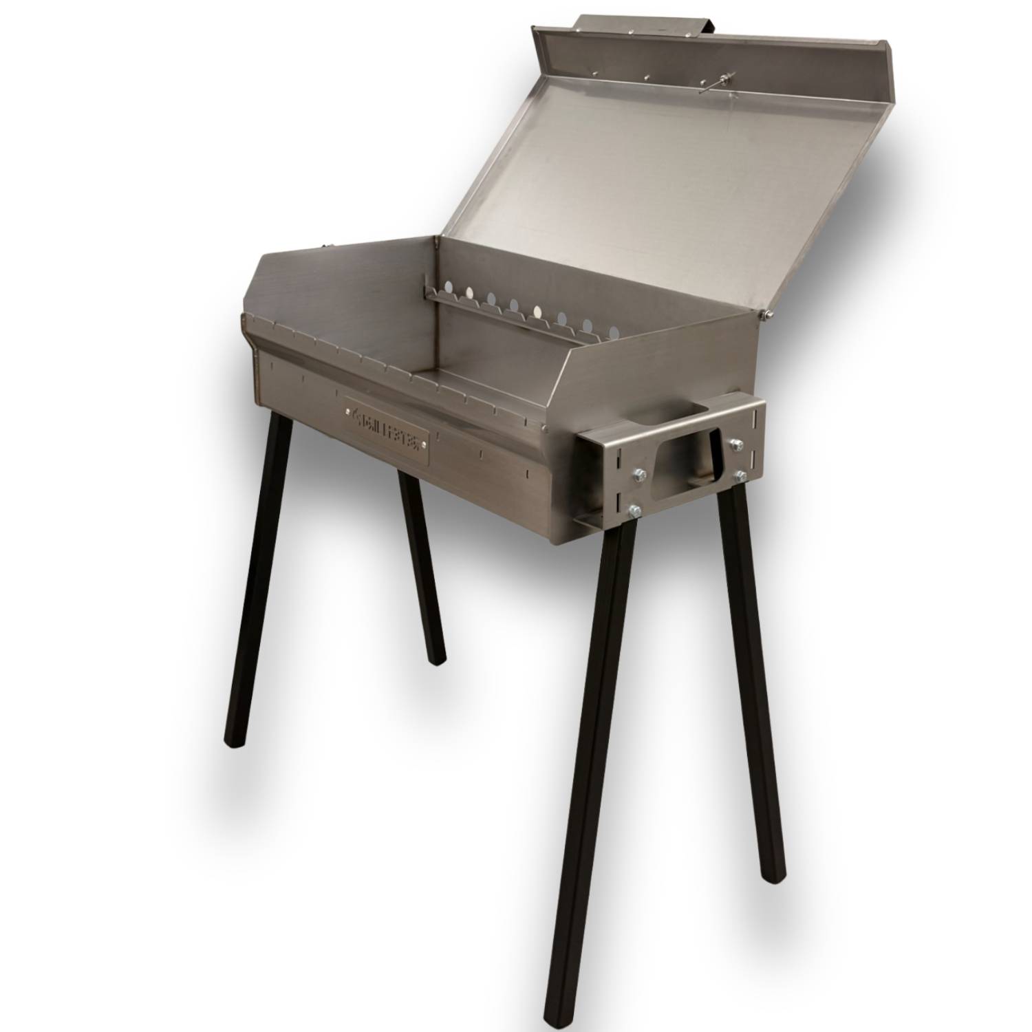 Mangal Bulat 70 Schaschlikgrill 3mm Edelstahl Edelstahldeckel