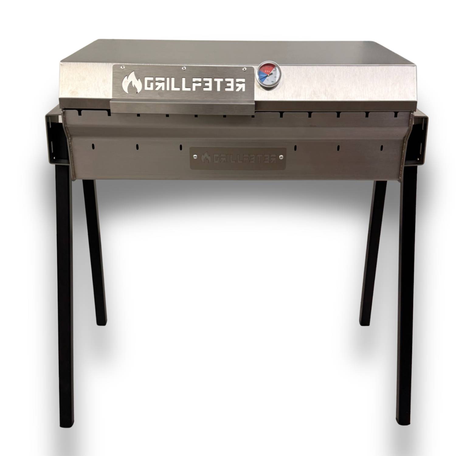 Mangal Bulat 70 Schaschlikgrill 3mm Edelstahl Edelstahldeckel