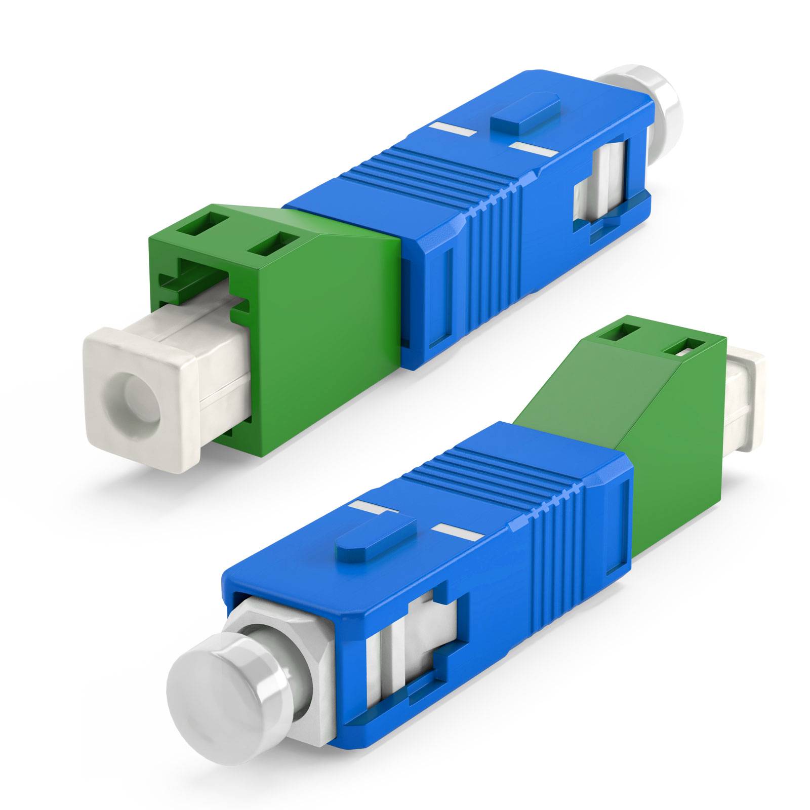 hb-digital LWL Adapter LC/APC Buchse auf SC/UPC Stecker Simplex