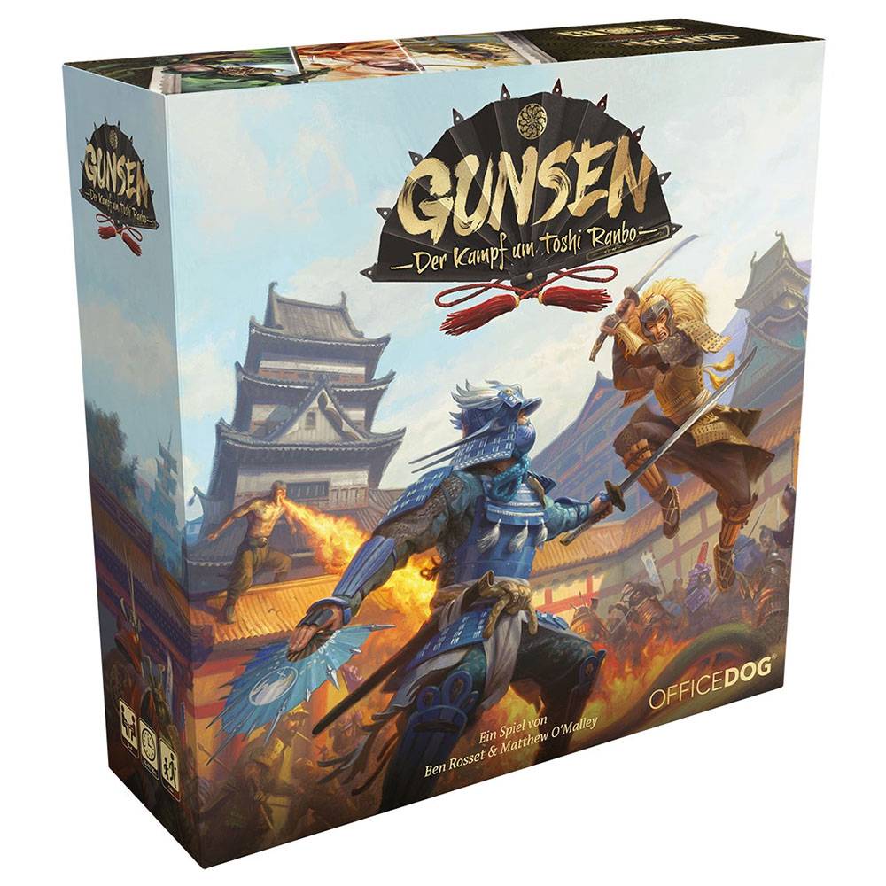 Schachtelbild für das Brettspiel „Gunsen