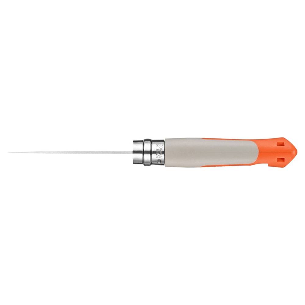 Opinel Horizon 08 Taschenmesser mit Notfallpfeife - Orange