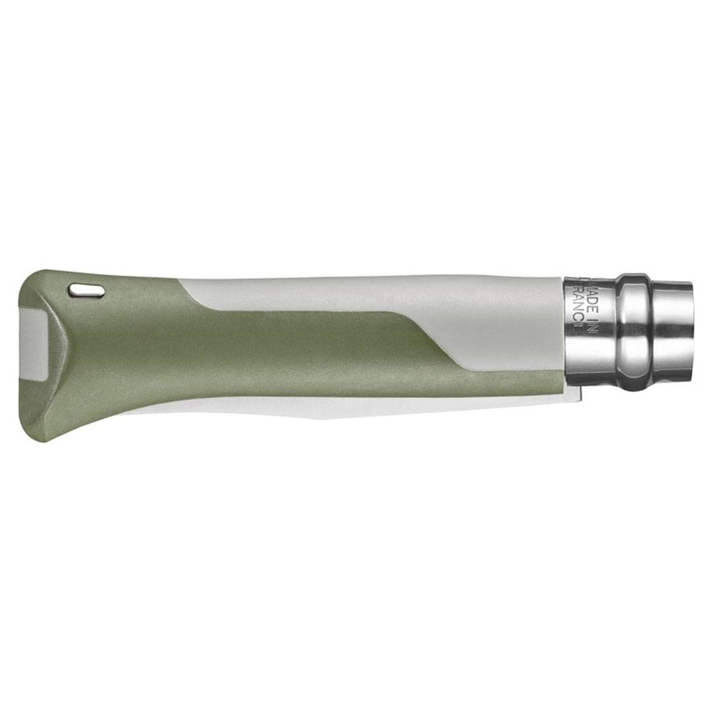 Opinel Horizon 08 Taschenmesser mit Notfallpfeife - Kaki