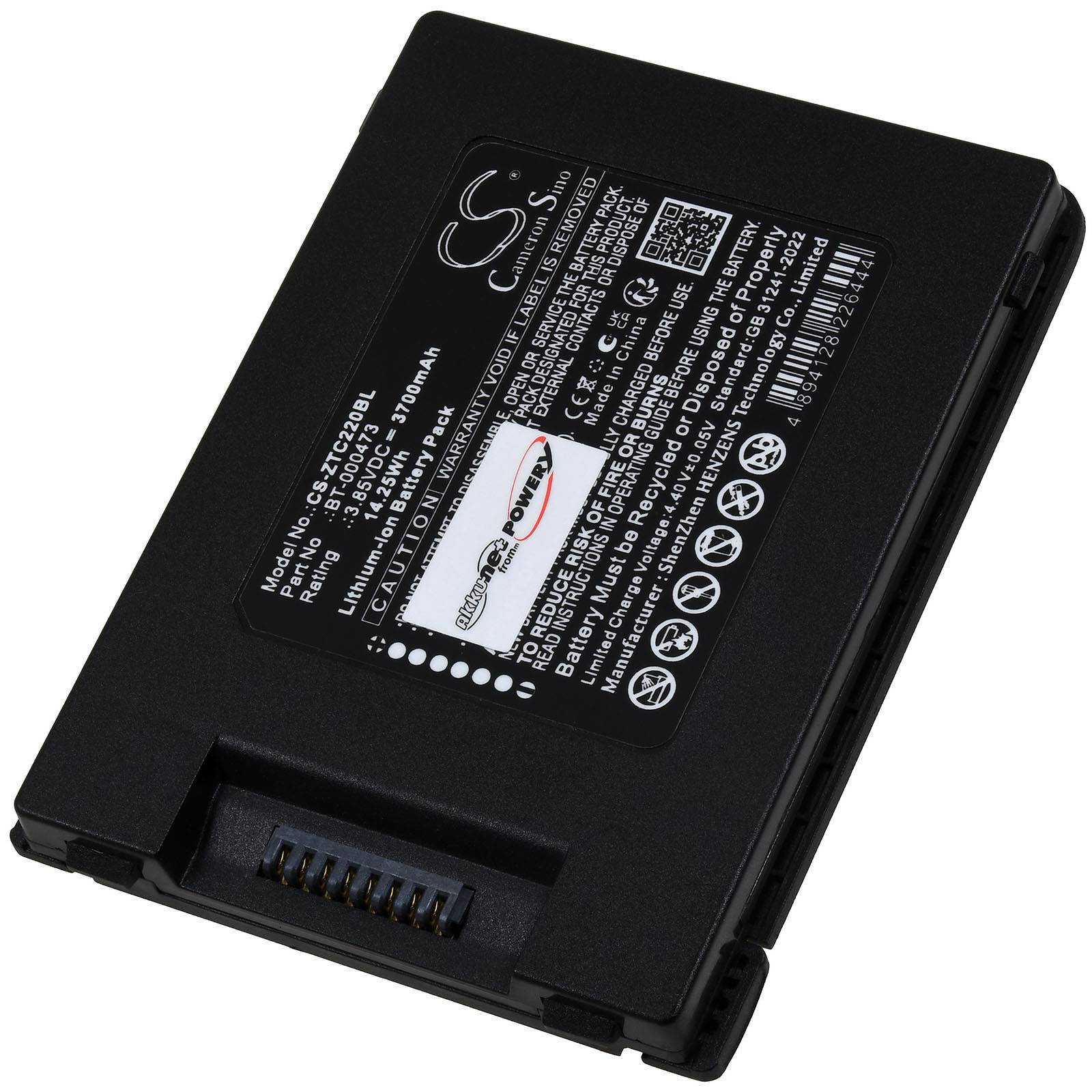 Powery Akku für Zebra TC27 Mobile Computer, 3,85V, Li-Ion