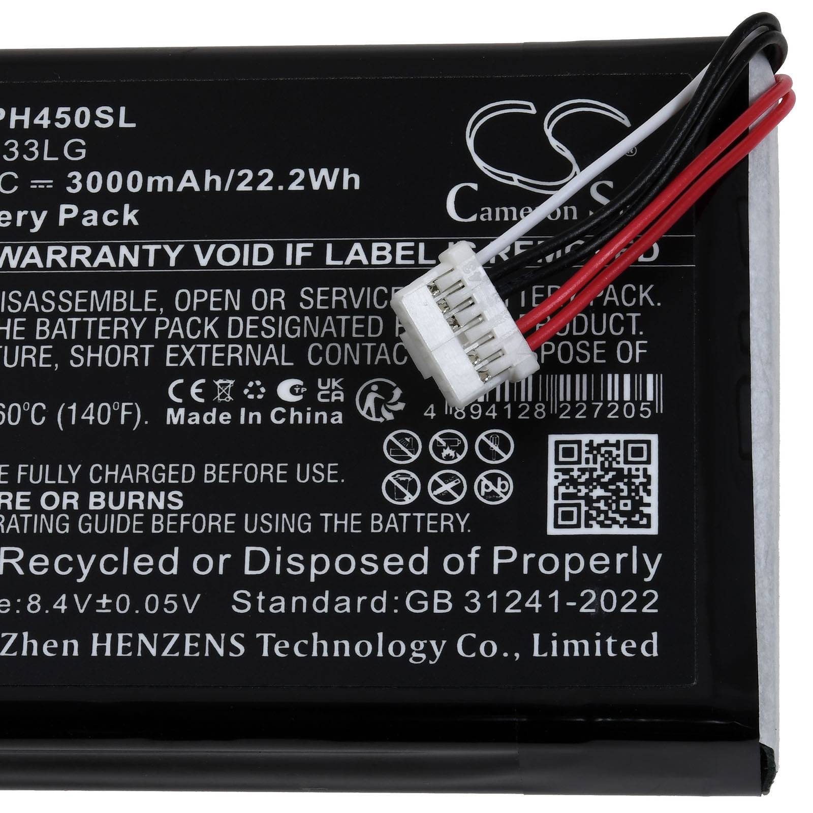 Powery Akku für LG PH450UG Mini Beamer, 7,4V, Li-Ion
