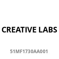 Creative Labs Logo mit Produktmodellnummer '51MF1730AA001' darunter auf weißem Hintergrund.