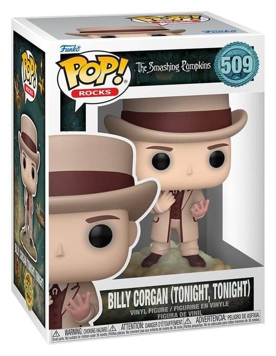 Funko Pop Rocks Billy Corgan 'Tonight, Tonight' Vinyl-Figur in Box, Nummer 509, von The Smashing Pumpkins.