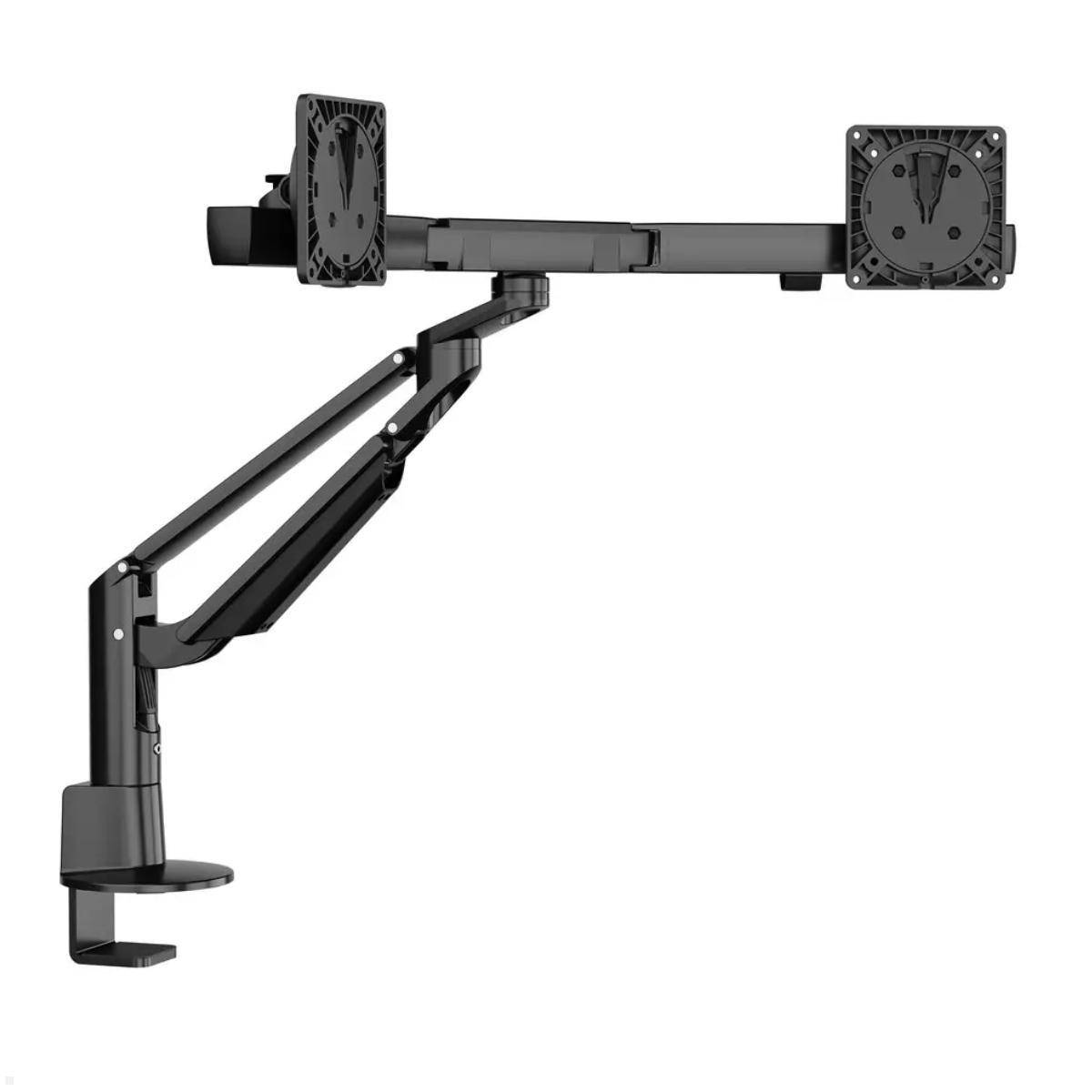 Novus Clu Plus X2 Monitorhalterung für 2 Monitore bis 27Zoll (992+2118+000), sch...