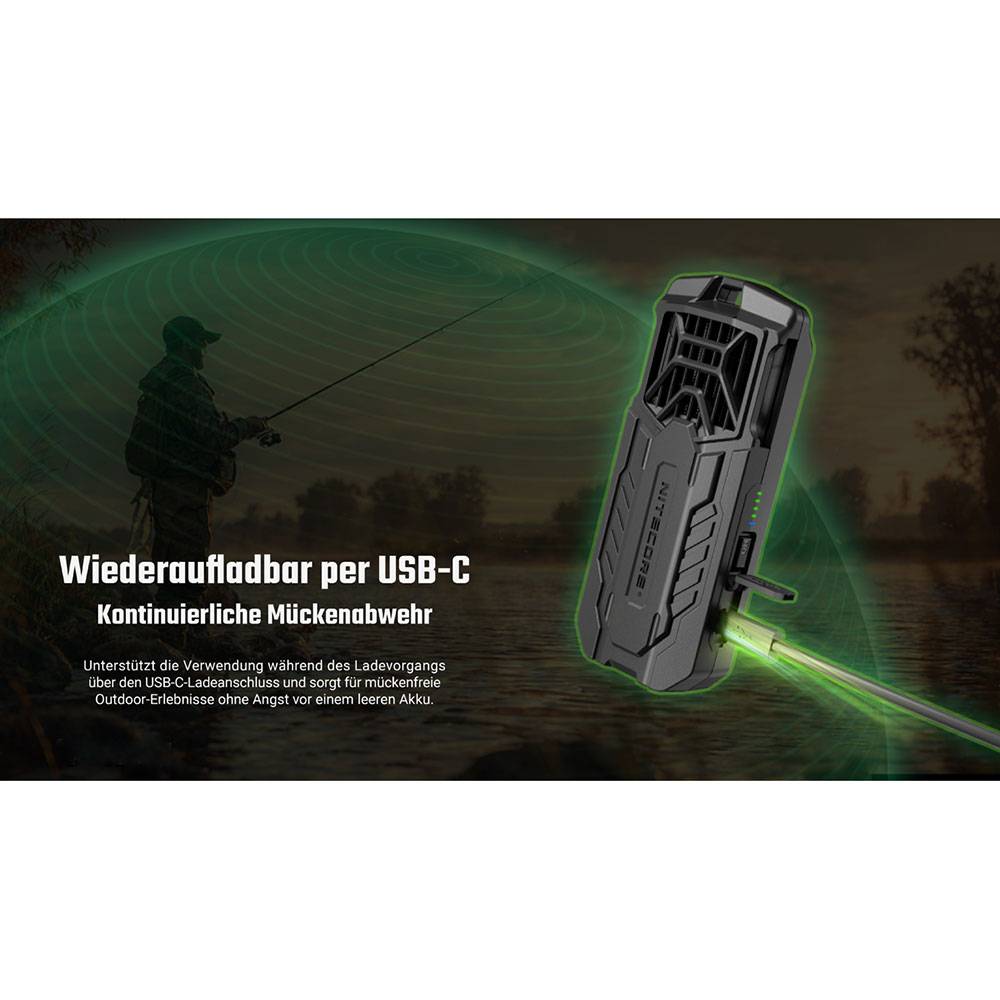 Nitecore EMR16 Tragbares Mückenschutzgerät - ohne Wirkstoffplättchen