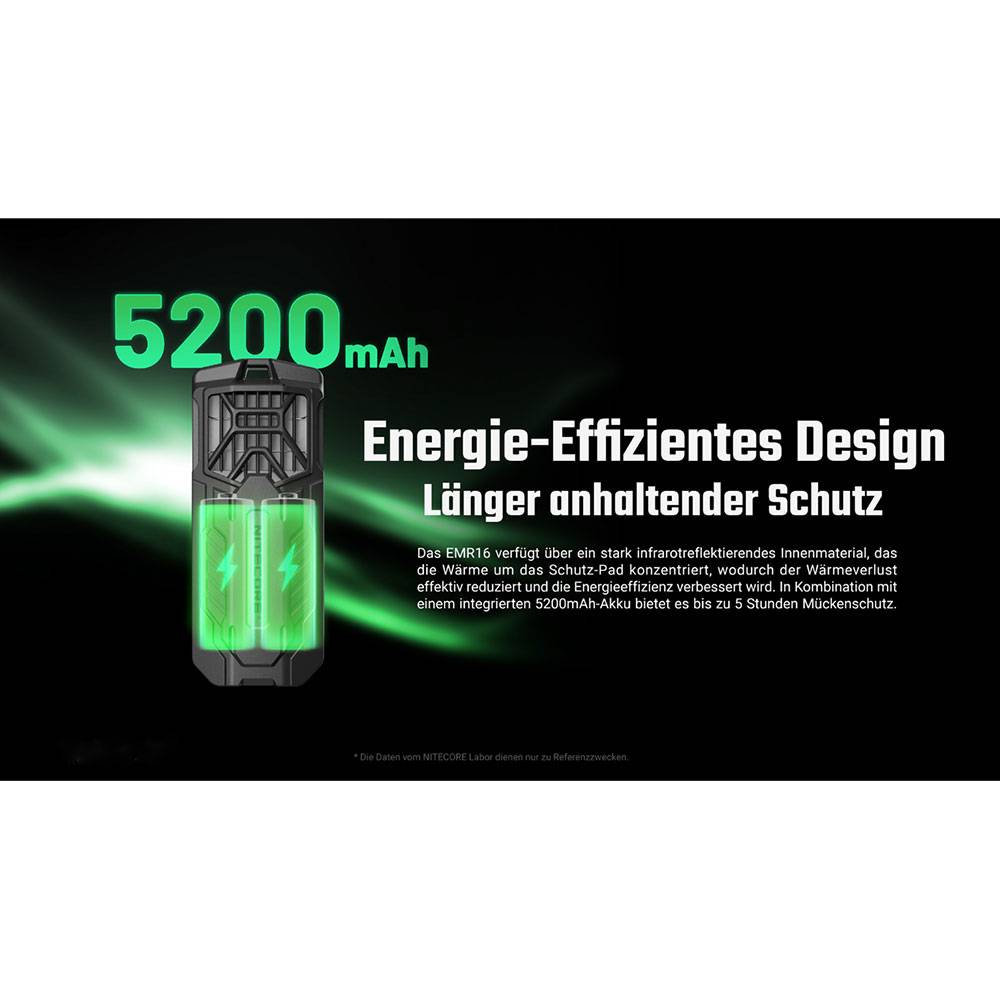 Nitecore EMR16 Tragbares Mückenschutzgerät - ohne Wirkstoffplättchen