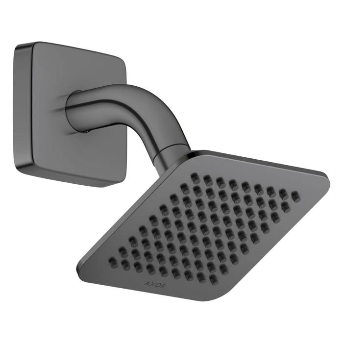 AXOR Citterio C Kopfbrause 120/120 1jet EcoSmart mit Brausearm, Polished Black Chrome