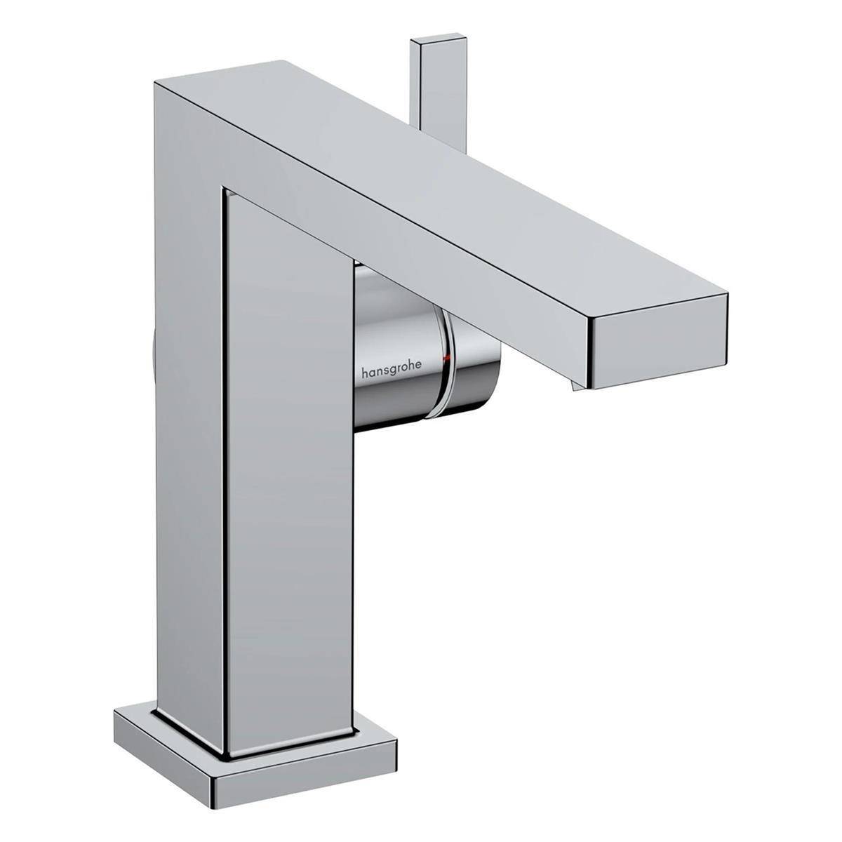 hansgrohe Tecturis E Einhebel-Waschtischmischer 110 Fine CoolStart mit Push-Open Ablaufgarnitur, Chrom