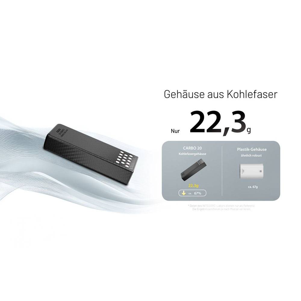 Produktbild eines Gehäuses aus Kohlefaser mit der Bezeichnung „Gehäuse aus Kohlefaser