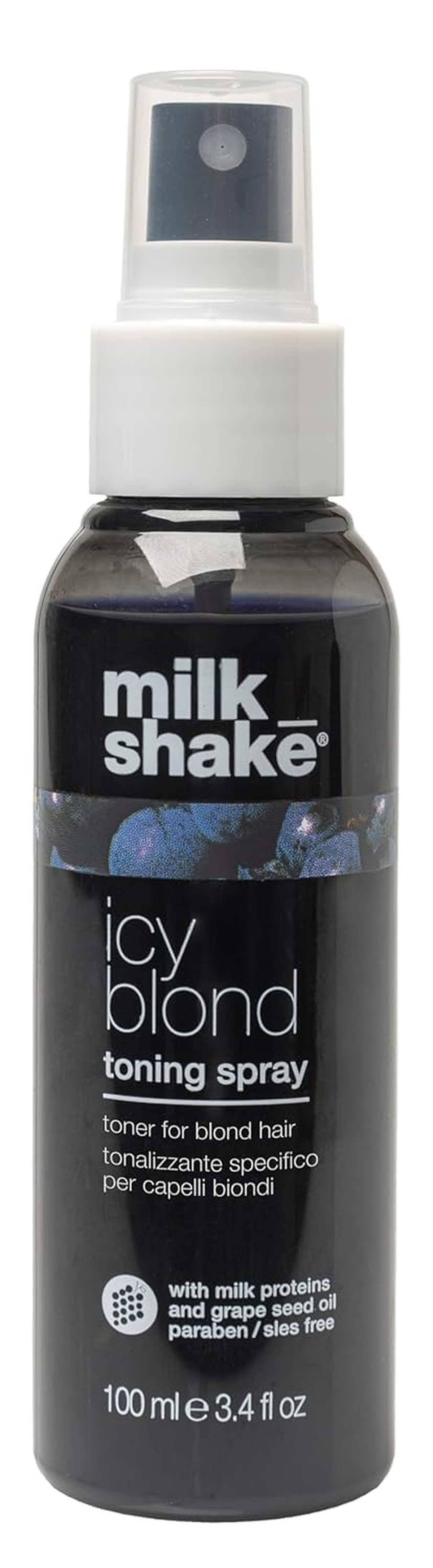 milk_shakeIcy Blond Toning Spray 100 ml Spezieller Anti-Gelb Toner ohne Spülung