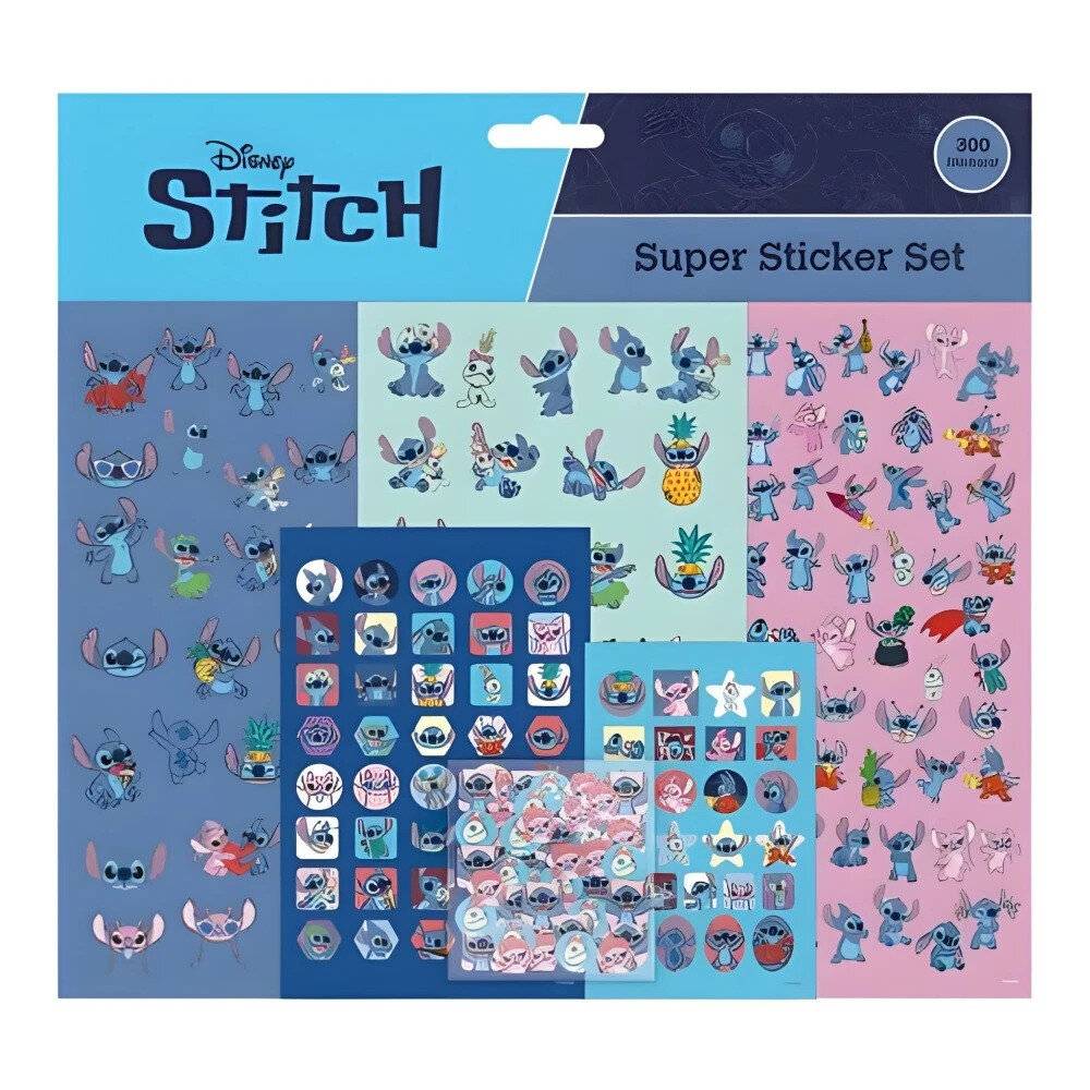 Disney Lilo und Stitch Pink Happy Aufkleber Set XL