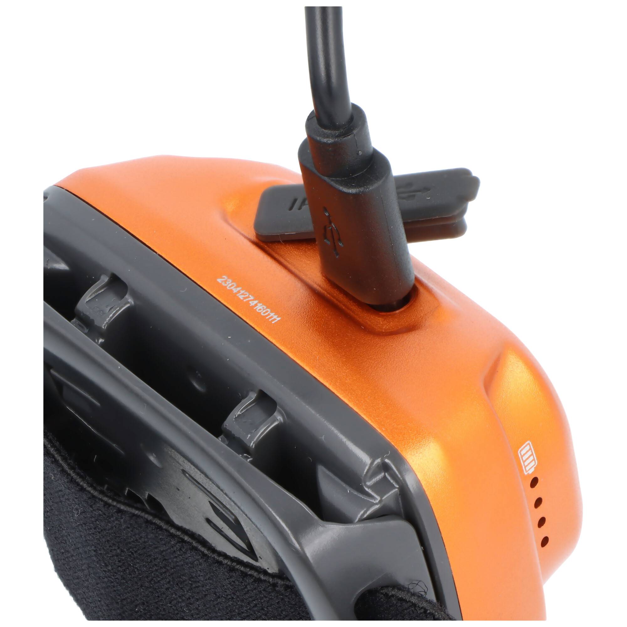 Nitecore NU31 ultraleichte Stirnlampe mit 3 Lichtquellen, max. 550 Lumen, 3 Gehäusefarben auswählbar Orange