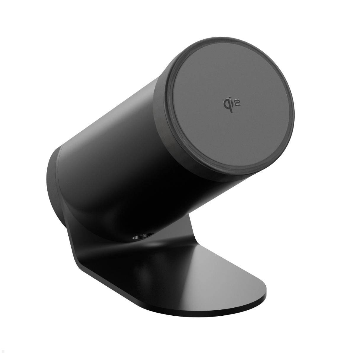 Bachmann NANO Tischsteckdose mit USB-C 45W, Qi2 Wireless Charger, 1 m, schwarz (...