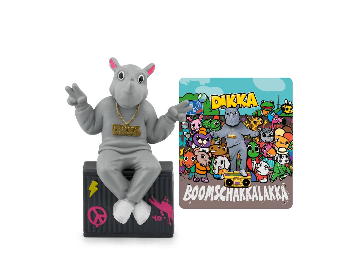 Grauer Nashorn-Maskottchen, das eine 