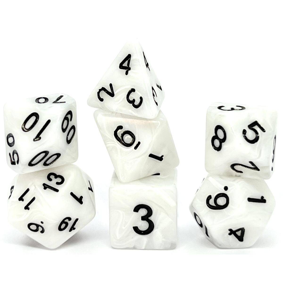 Würfelset Candysweet: Frosted White (7)