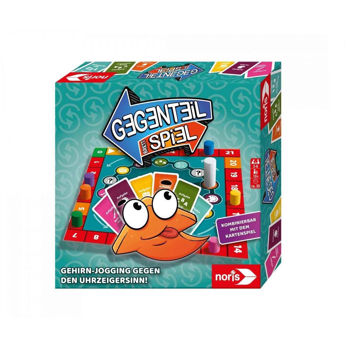 Schachtel des deutschen Brettspiels „Gegenteil Spiel