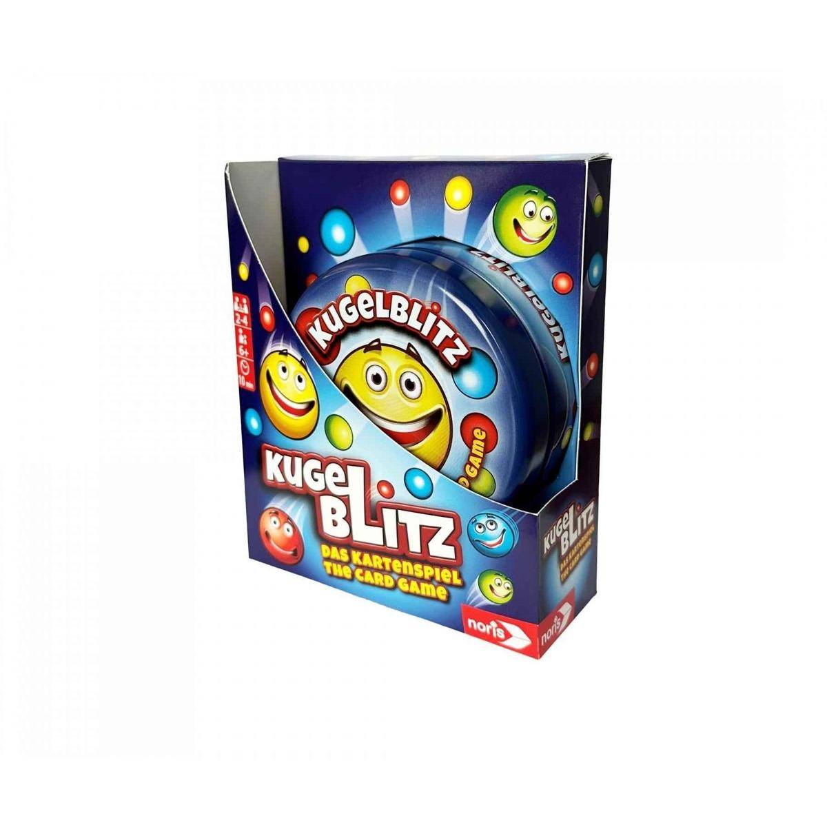 Schachtel des Kartenspiels „Kugelblitz
