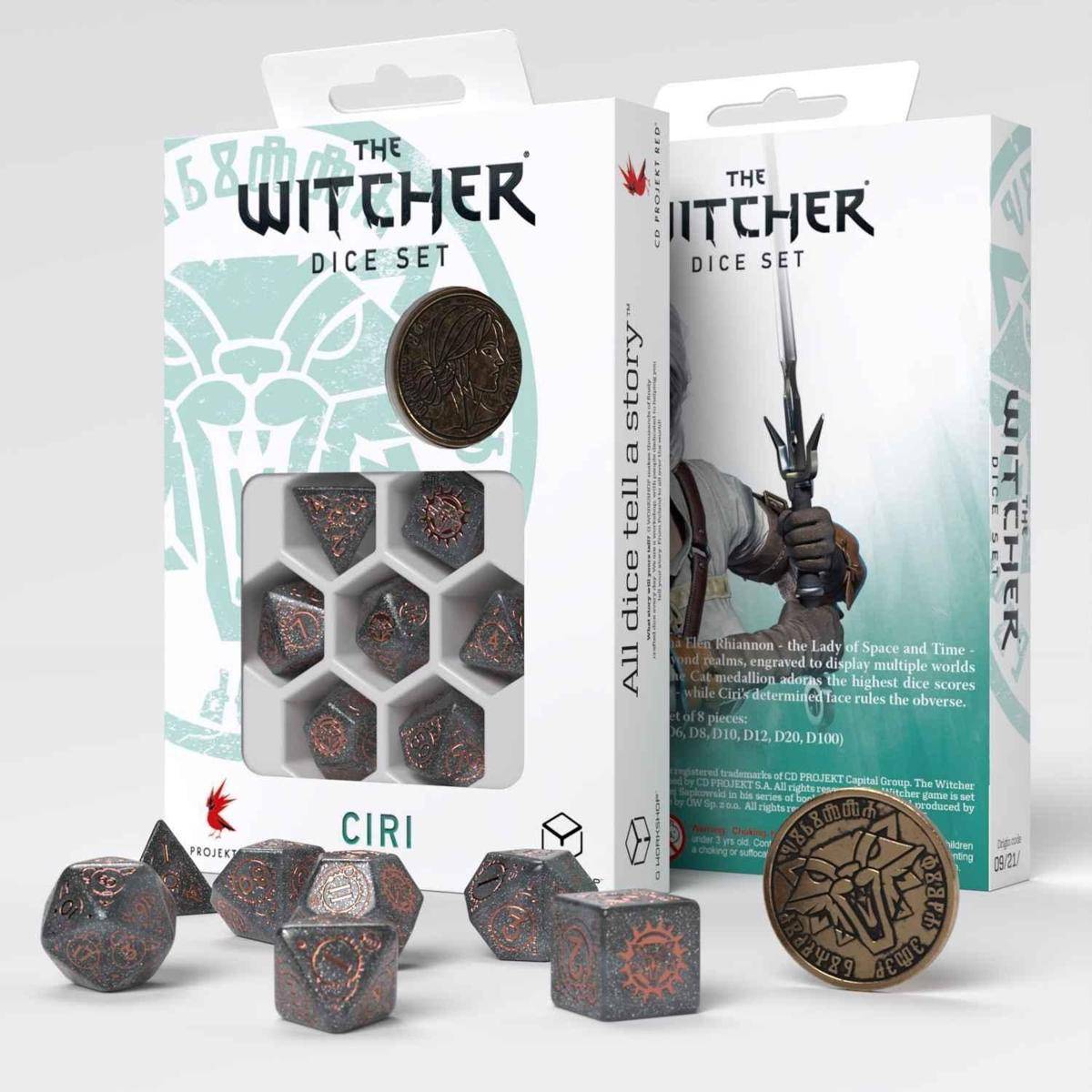 The Witcher Würfelset. Ciri - Älteres Blut