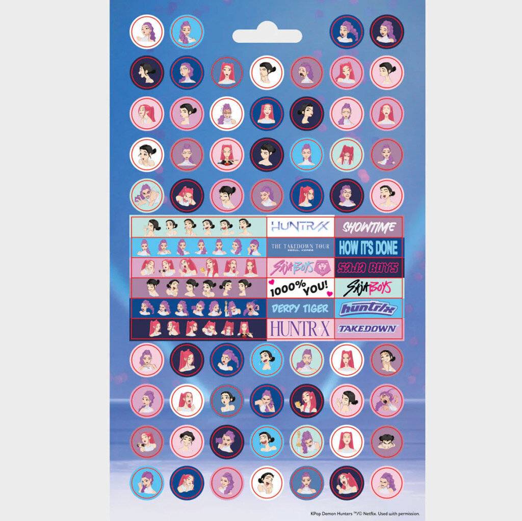 KPop Demon Hunters Sticker Pack (500)