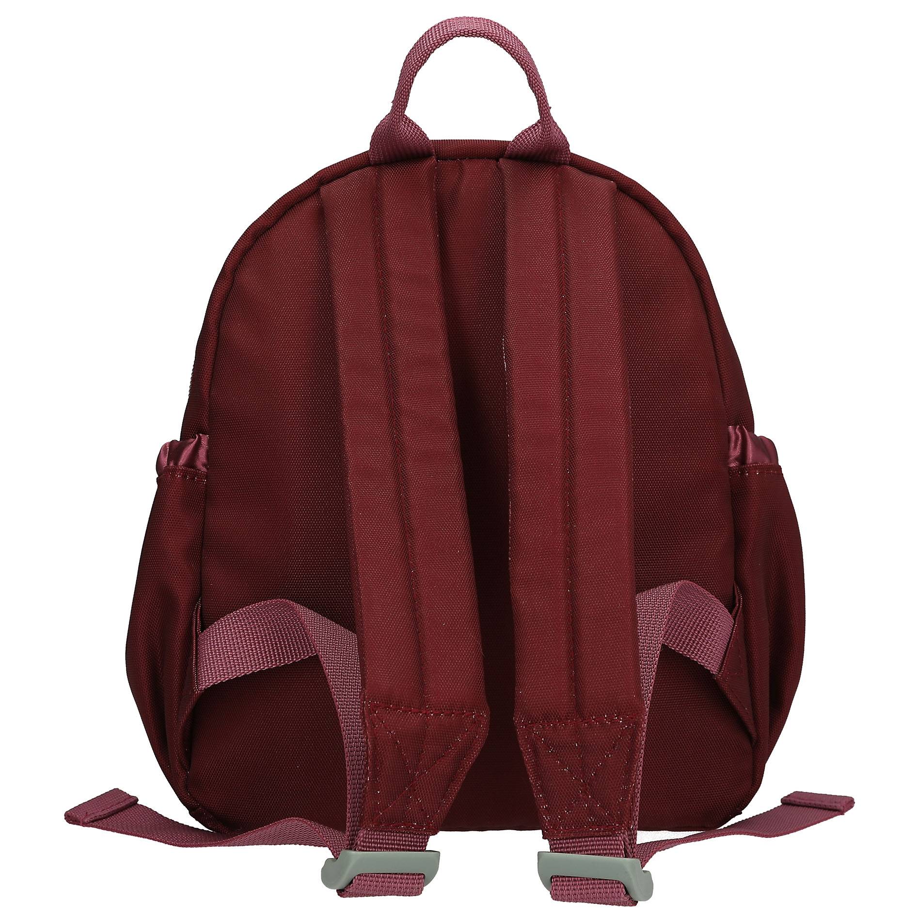 Depesche 13681 Miss Melody Dreamland - Rucksack in Beerefarben, mit Pferde Motiv und Raffung, Tasche mit verstellbaren Trägern