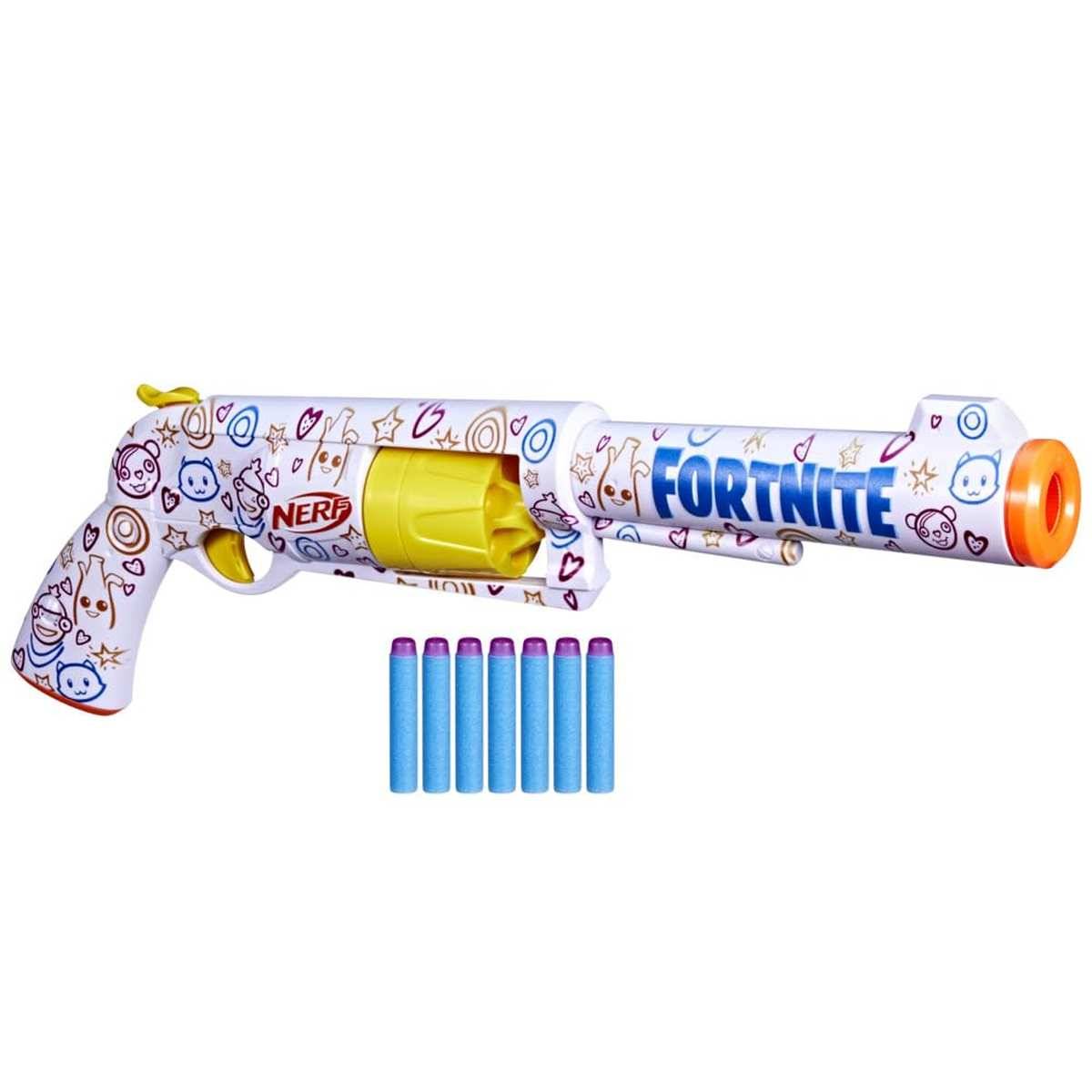 Nerf Fortnite Frenz 4 Ever Dart Blaster Beste-Freunde-Lackierung 8+