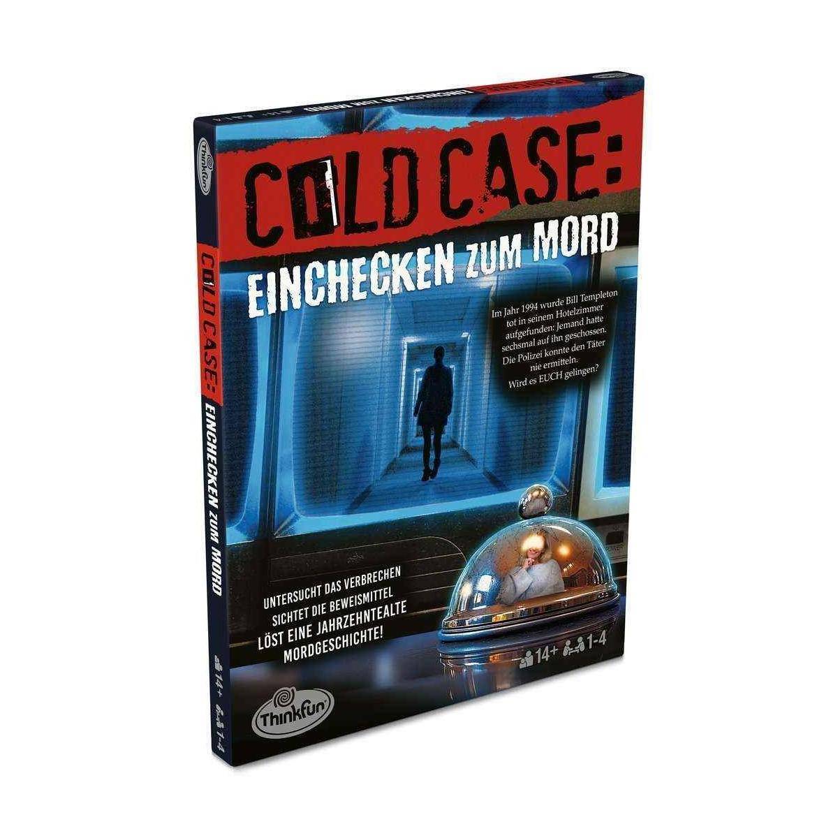 Brettspielschachtel für „Cold Case: Einchecken zum Mord
