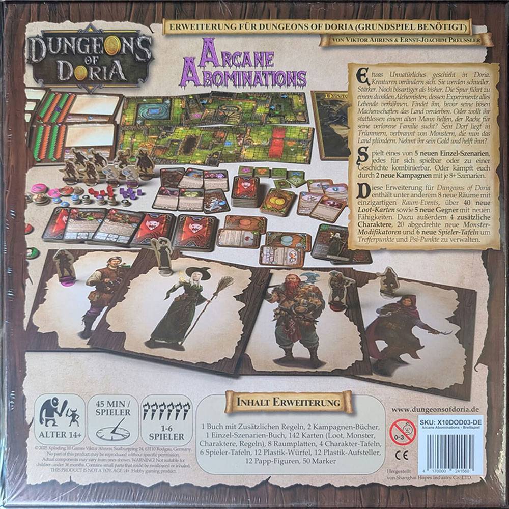 Xploding 10 Games Dungeons of Doria Arcane Abominiations (DE) - Erweiterung