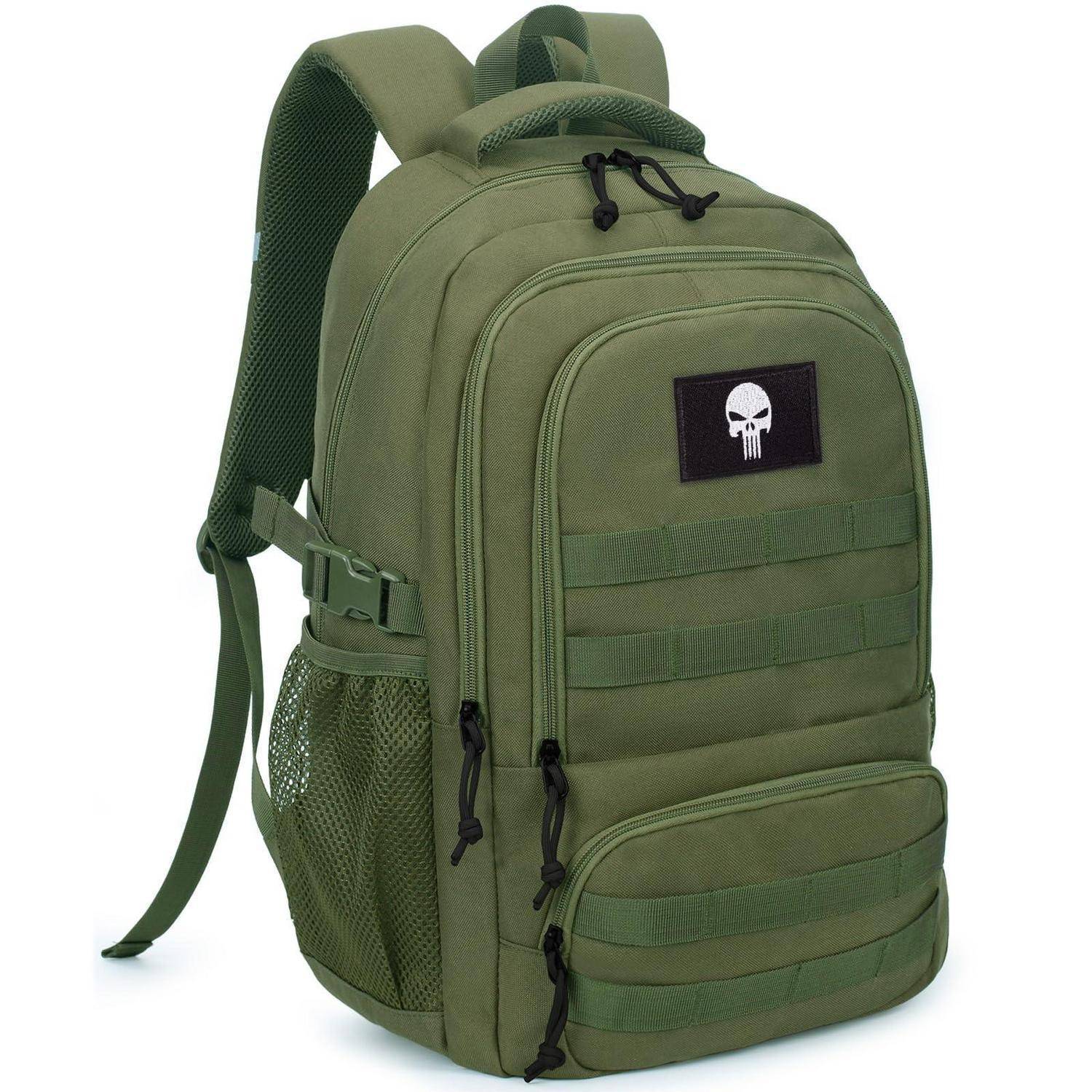 Taktischer Rucksack 30L 900D Oxford Grün mit MOLLE-System