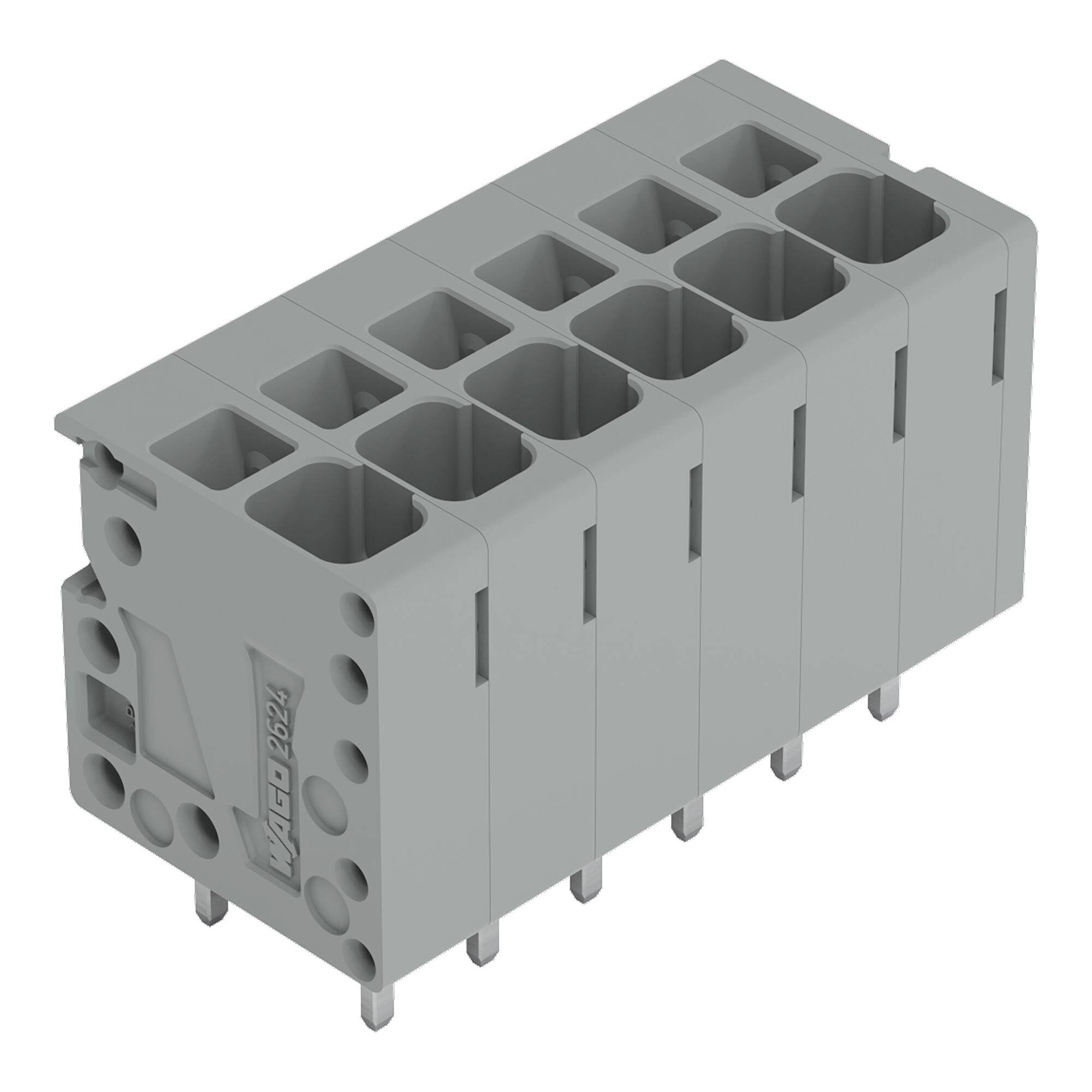 WAGO Leiterplattenklemme 4 mm² 2624-3106