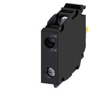 Schwarzes Elektrokontaktblockmodul mit der Beschriftung 