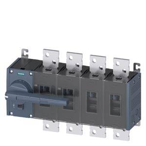 Industrielles Elektroschalter- oder Leistungsschaltermodul mit mehreren Metallklemmen für Hochstromanschlüsse
