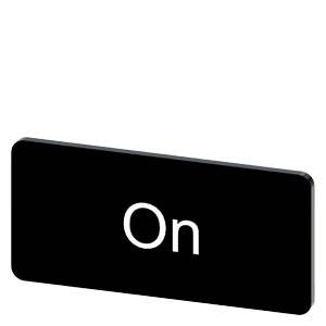 Schwarzer abgerundeter rechteckiger Button mit der Beschriftung „Ein