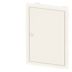 Weiße, bündige Zugangstür mit kleinem Riegel, wahrscheinlich für Wand- oder Deckenversorgungszugang.