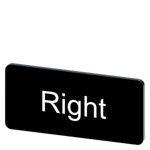 Schwarzes Schild mit dem Wort 