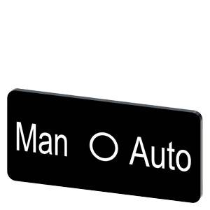 Schwarzes Schild mit weißem Text „Man O Auto
