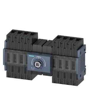 Industrielles Elektroschalter-Modul mit einem zentralen Drehregler und mehreren schwarzen Schalter-Anschlüssen auf beiden Seiten.