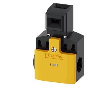 Gelb-schwarzer Siemens-Industriestecker oder Sensormodul auf weißem Hintergrund.