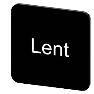 Symbol für Fastenzeit: Schwarzes abgerundetes Quadrat mit dem Wort „Lent