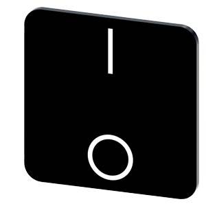 Schwarzes Netzschalter-Symbol mit „I