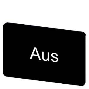 Schwarze Taste mit der Bezeichnung „Aus