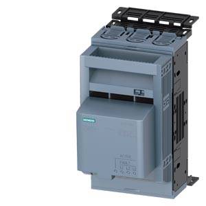 Graue Siemens-Industrieelektriksteuerlage mit oberen Verdrahtungsklemmen, dargestellt in einer produktstilisierten Ansicht auf weißem Hintergrund.