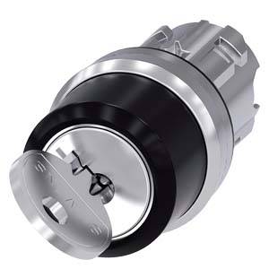 Nahaufnahme eines zylindrischen metallischen elektrischen Steckers oder einer Buchse mit einem schwarzen Ring und einer vorderen Schutzkappe, dargestellt auf weißem Hintergrund.
