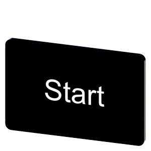 Schwarze rechteckige Schaltfläche „Start