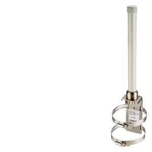 Edelstahlklemmvorrichtung für Labore mit zwei kreisförmigen verstellbaren Ringen und einem vertikalen Stab.